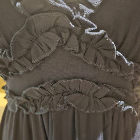 Altar’d State Dress S Navy Coastal Western Flair Boho Cottagecore Romantic EUC - Picture 9 of 13